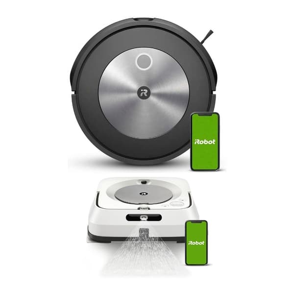 iRobot Roomba j7 (7150) WiFi Connected Robot Vacuum with m6 Robot Mop