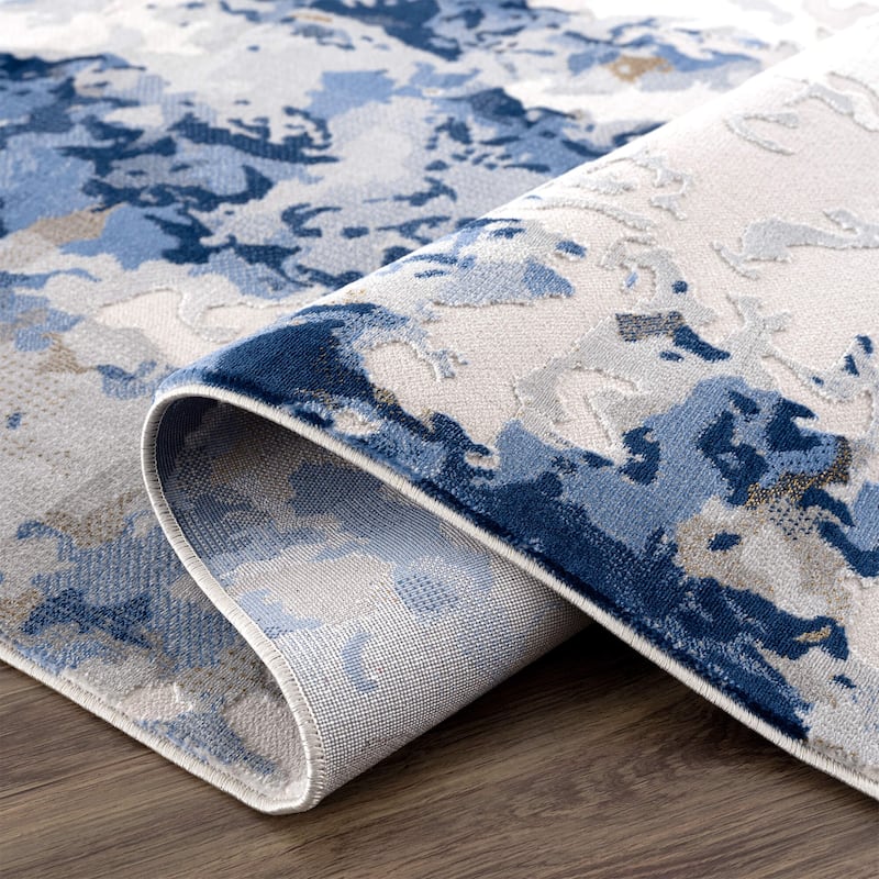 Abani Rugs Regal REG100A Grey Blue Transitional Abstract Area Rug