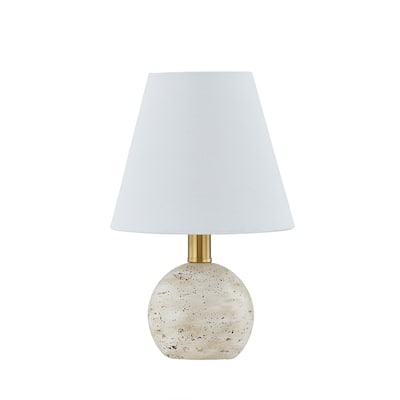 Alma 11" Mini Lamp with Linen Shade, Beige (Set of 2)