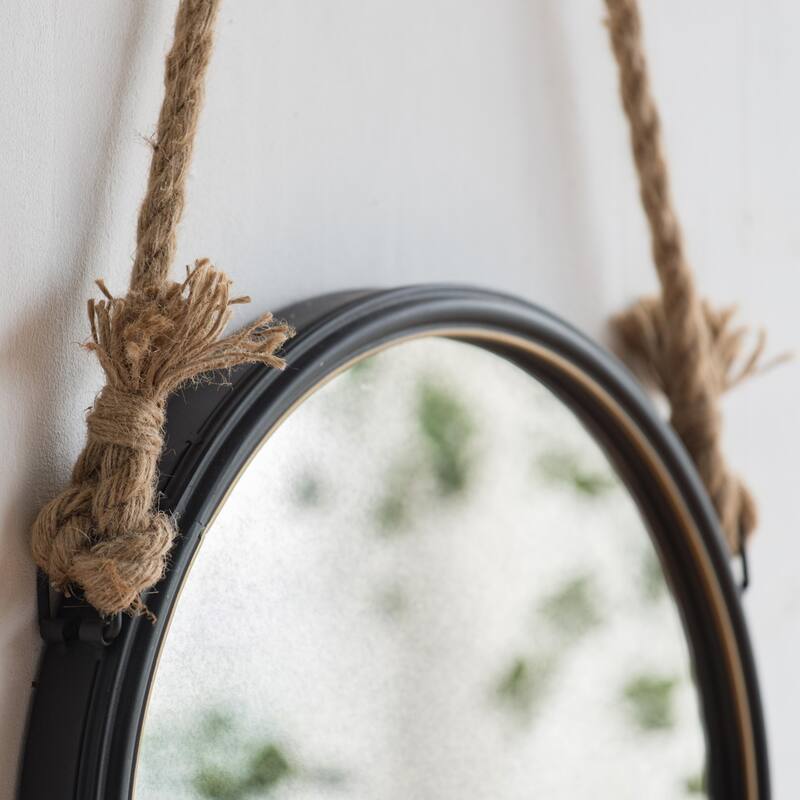Round Metal Wall Mirror
