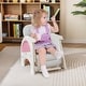 preview thumbnail 10 of 8, Gymax Convertible Baby Tall Chair 2-Tier Food Tray Feeding Chair for