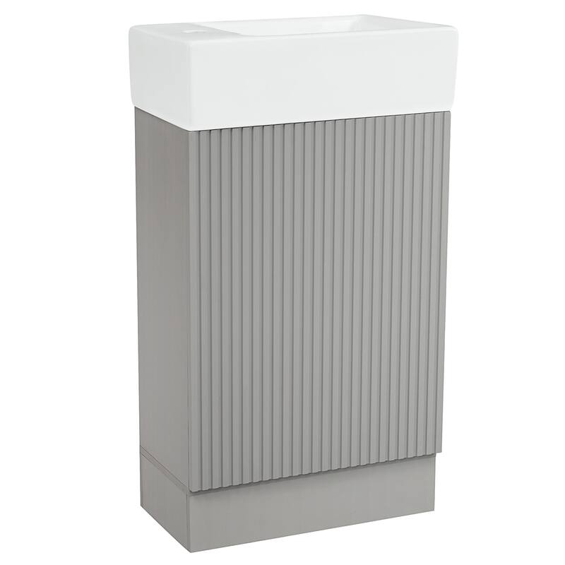 GDFStudio - Amelia Compact Space-Saving Bathroom Vanity