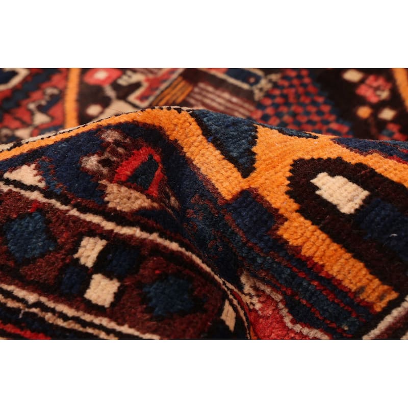 ECARPETGALLERY Hand-knotted Kayseri Vintage Red Wool Rug - 4'11 x 9'11