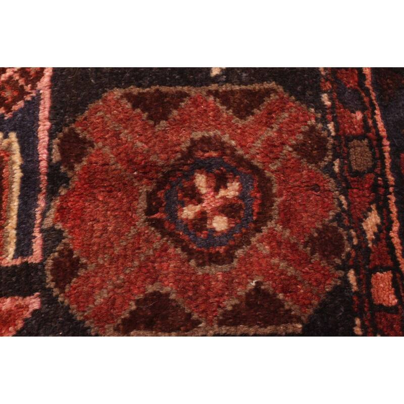 ECARPETGALLERY Hand-knotted Andelz Dark Brown Wool Rug - 4'0 x 7'0