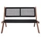 preview thumbnail 46 of 58, SAFAVIEH Kobina Outdoor Foldable Bench - 45" W x 30" D x 30" H
