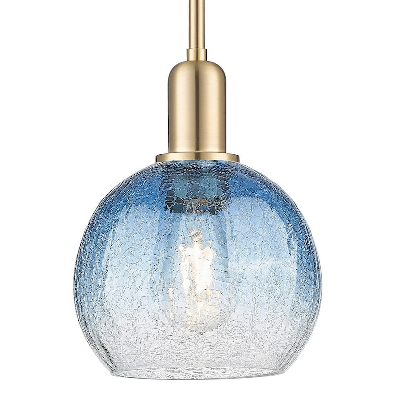 Innovations Lighting 716-1S-G483-8SB Brookhaven Globe 8" Wide Mini - Champagne Bronze