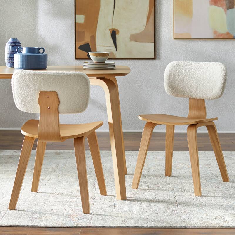 Lifestorey Sigrid 7-Piece Mid-Century Modern Dining Set