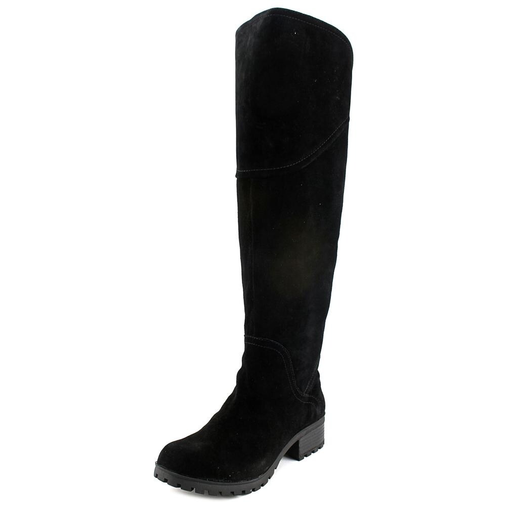 lucky brand over the knee suede boots