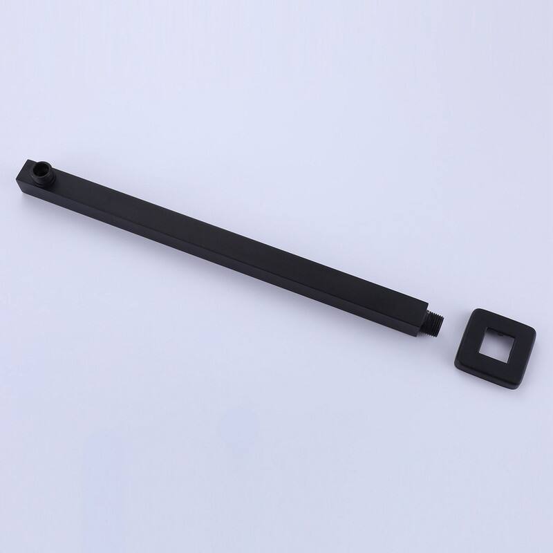 10 Inch Matte Black Bathroom Rainfall Shower