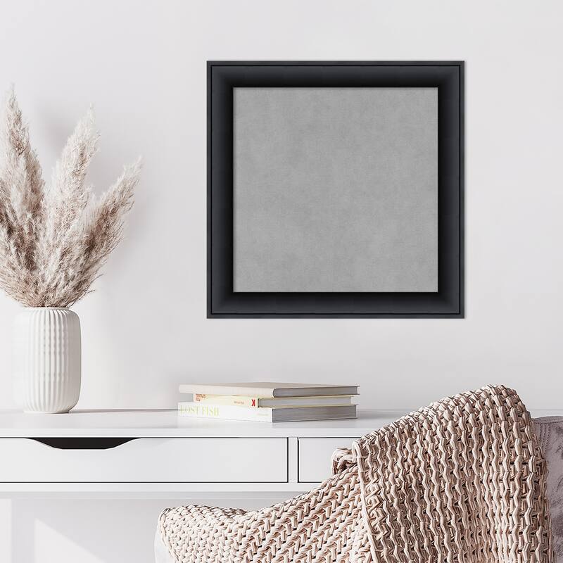 Framed Magnetic Board, Nero Black