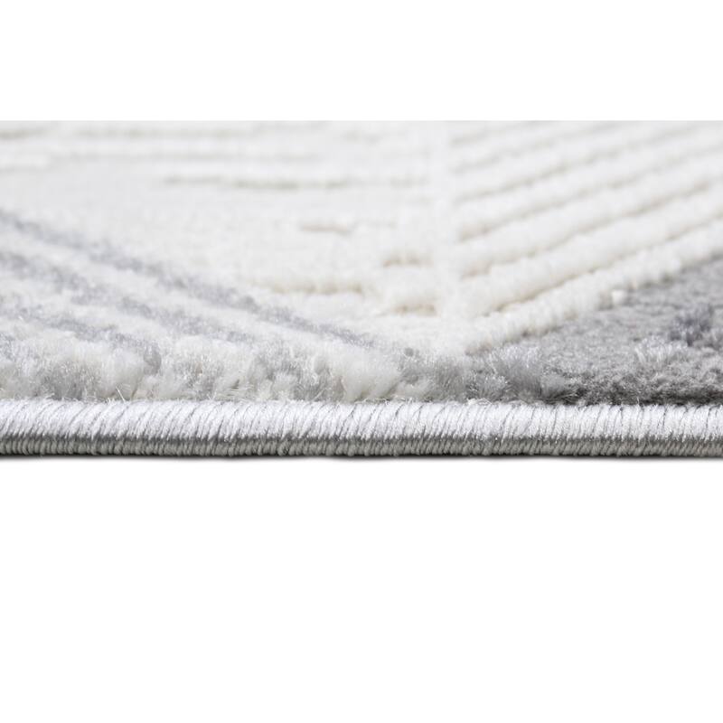 Bashian Zaki Ivory/Grey Transitional Area Rug Bed Bath & Beyond 33117234