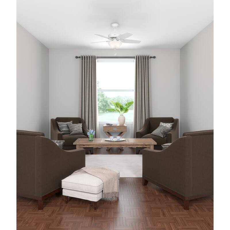 Hunter 42" Builder Ceiling Fan with LED Light Kit and Pull Chain