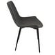 preview thumbnail 10 of 12, Carbon Loft Richard Black Metal Industrial Dining Chairs (Set of 2) - N/A