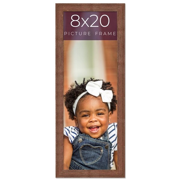 8x20 Picture Frame - Rustic Picture Frame Complete With UV Acrylic