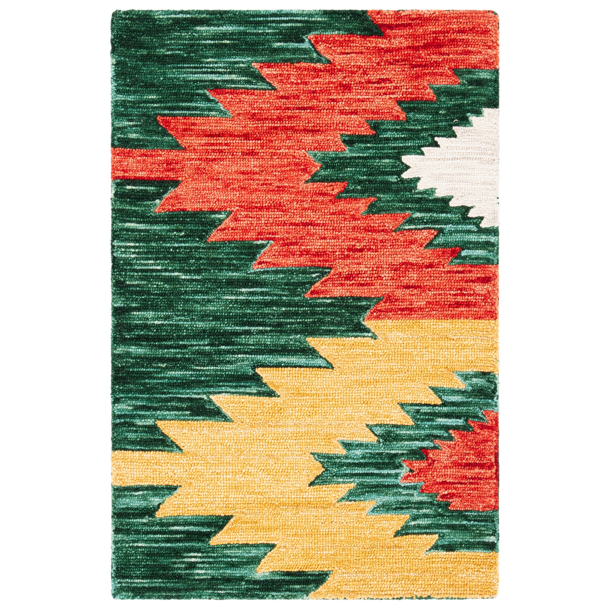 SAFAVIEH Handmade Aspen Velma Boho Tribal Wool Rug - On Sale - Bed