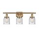 preview thumbnail 31 of 79, Innovations Lighting Ballston Urban Bell - 3 Light 26" Bath Vanity Light Seedy/Brushed Brass Finish