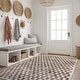 preview thumbnail 51 of 50, World Rug Gallery Contemporary Checkered Area Rug