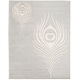 preview thumbnail 40 of 60, SAFAVIEH Handmade Soho Simi Peacock Feather N.Z. Wool Rug