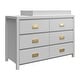 preview thumbnail 14 of 27, Little Seeds Monarch Hill Haven 6 Drawer Changing Dresser Dove Grey