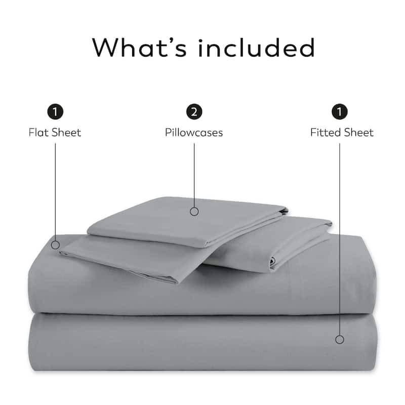Color Sense Ultra-Soft Wrinkle-Resistant Microfiber Sheet Set
