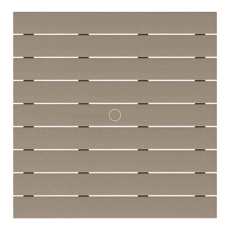 Polytrends Laguna Kids Outdoor 31" Square Poly Dining Table