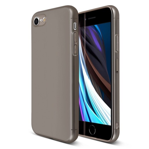 For Apple iPhone SE (2020) Grey TPU - Overstock - 32414869