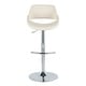 preview thumbnail 63 of 144, Silver Orchid Svellingen Adjustable Bar Stool with Rounded T Footrest - Set of 2