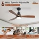 preview thumbnail 42 of 97, Sofucor 48/52 Inch Wood Ceiling Fan with Light and Remote/Smart App Voice Control, Dimmable Lights Included