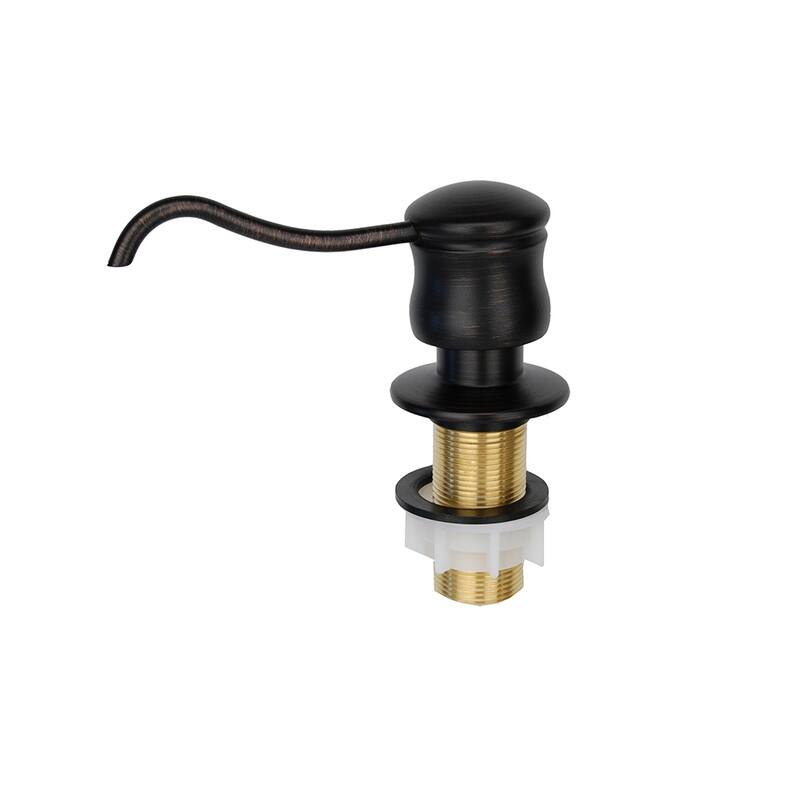 Solid Brass Soap & Lotion Dispenser in Oil Rubbed Bronze (PCP-701ORB) - N/A
