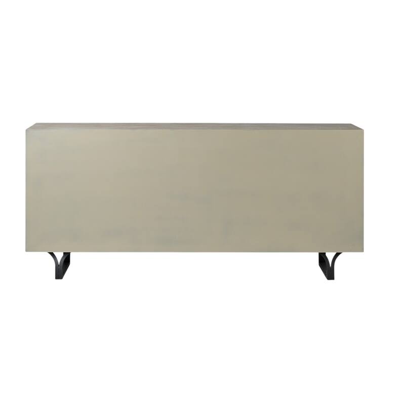 HomeRoots 70" Light Brown Solid Wood Nine Drawer Sideboard - 15.9' X '31.9' X '70.1