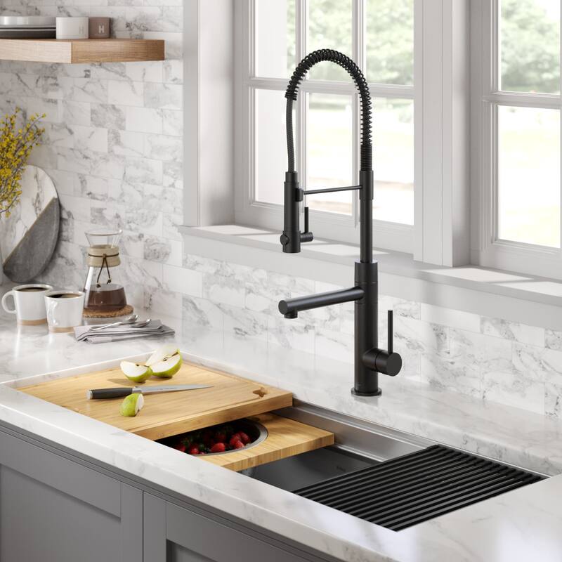 Kraus Artec 2-Function Commercial Pulldown Pot Filler Kitchen Faucet