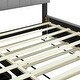 preview thumbnail 11 of 21, Queen size Upholstered Platform Bed with Storage Headboard, Twin XL Size Trundle & 2 drawers and a set of Sockets & USB Ports