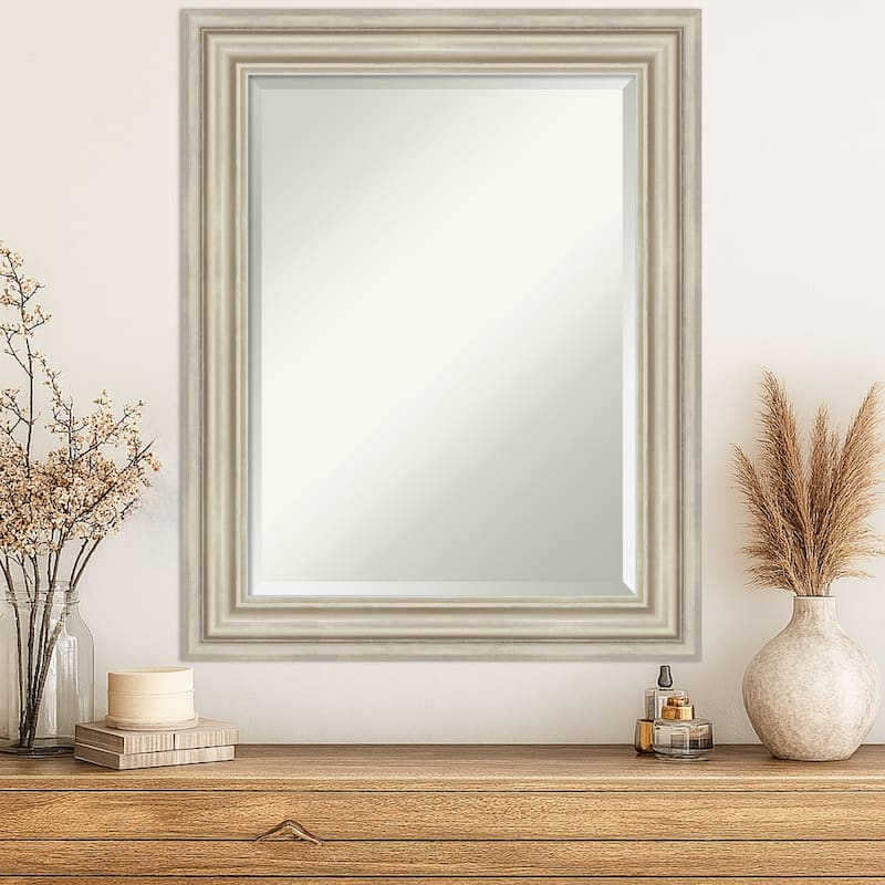 Sierra Beveled Wood Framed Wall Mirror
