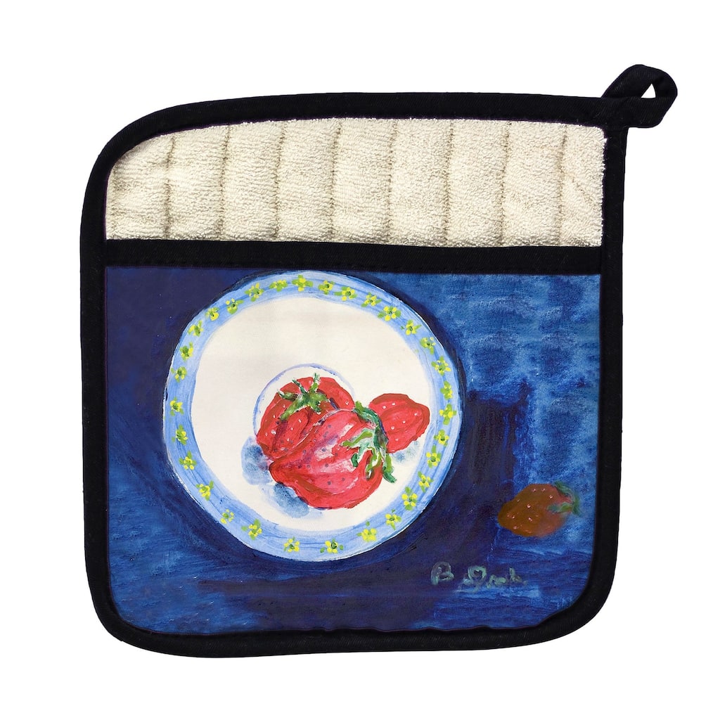 Shrimp Plate Pot Holder - 9x9