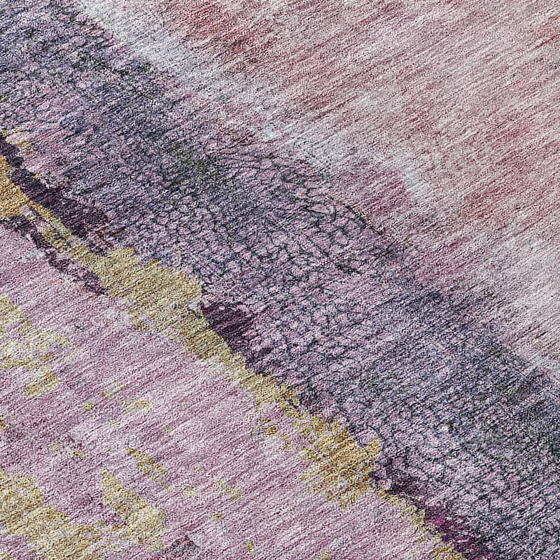 Machine Washable Indoor/ Outdoor Chantille Modern Contemporary Rug