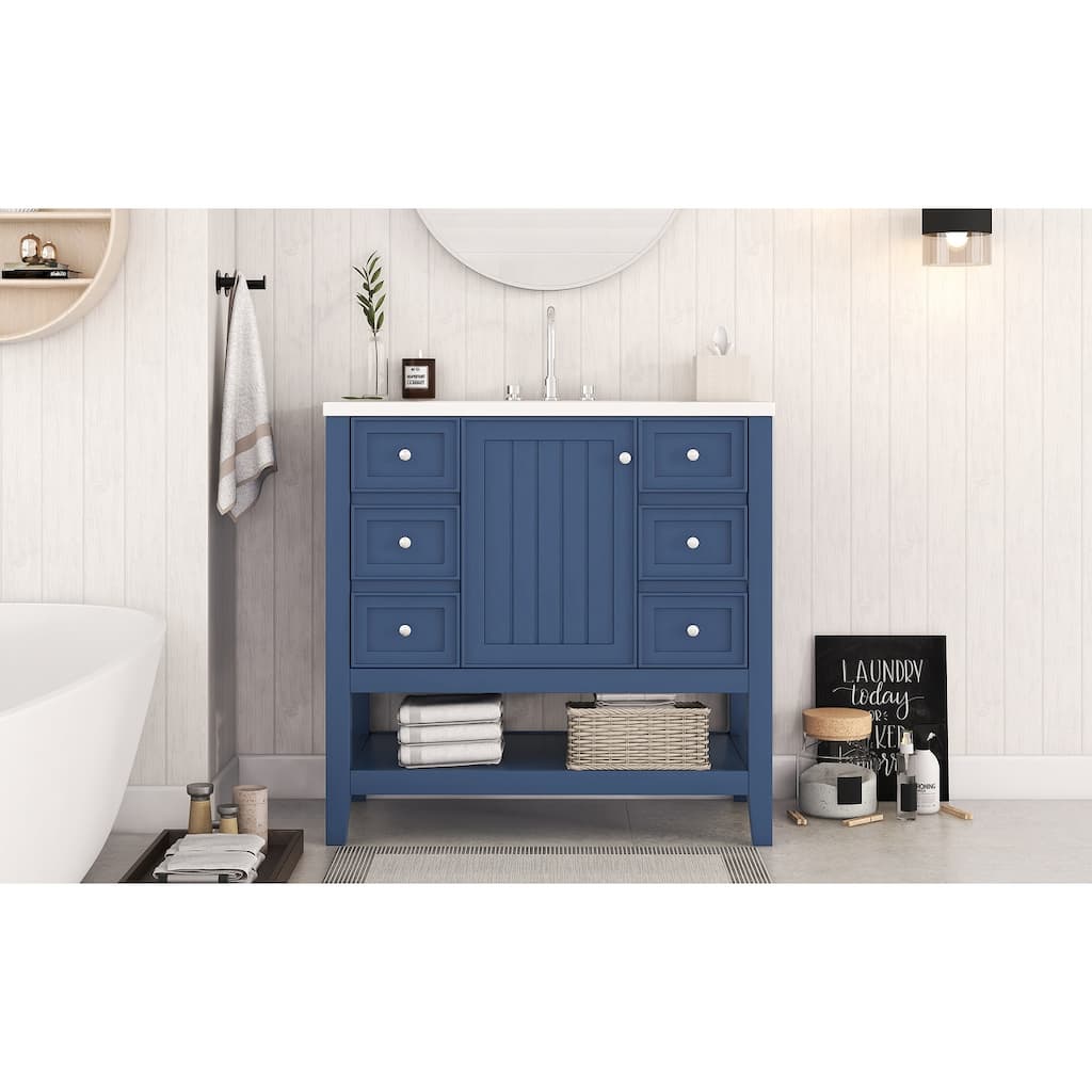 Bathroom Vanity with Sink Combo