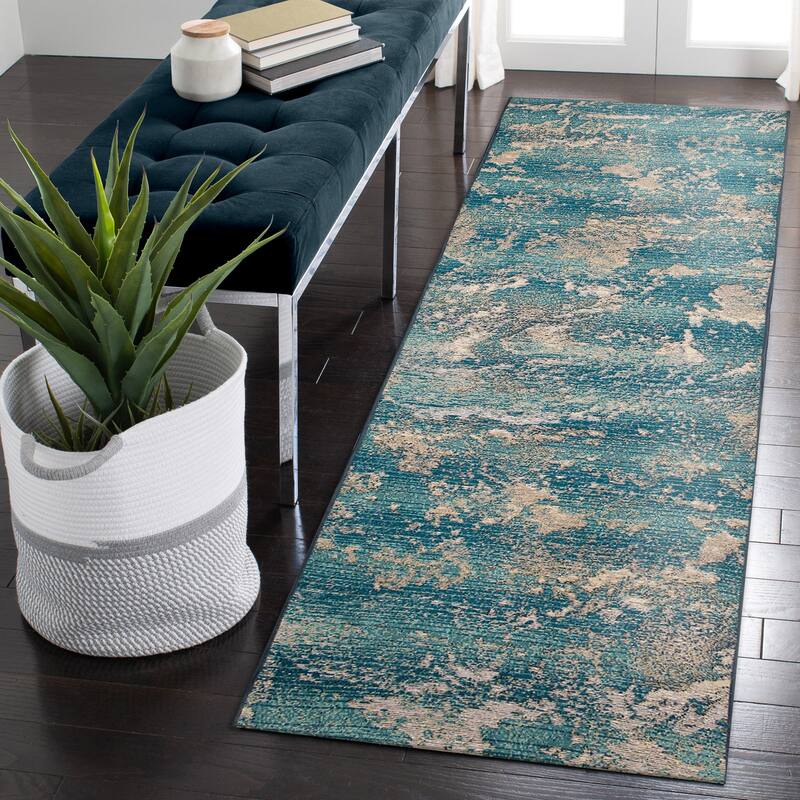 Liora Manne Marina Stormy Sea Abstract Indoor/ Outdoor Area Rug