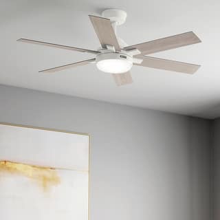 Hunter 52" Georgetown Windmill Ceiling Fan w/LED Light, Remote & Easy 1-2-3 Installation!