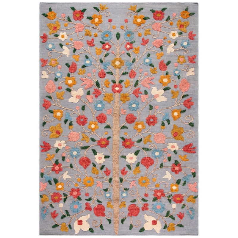 SAFAVIEH Hand-Knotted Kenya Vladimira Southwestern Tribal Wool Rug