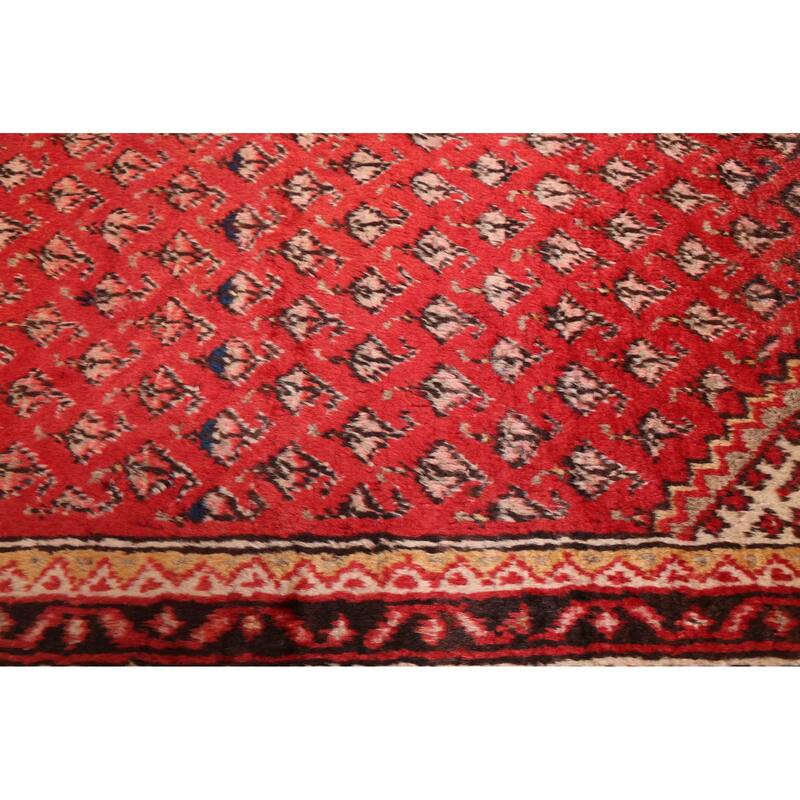 ECARPETGALLERY Hand-knotted Andelz Red Wool Rug - 4'0 x 6'4