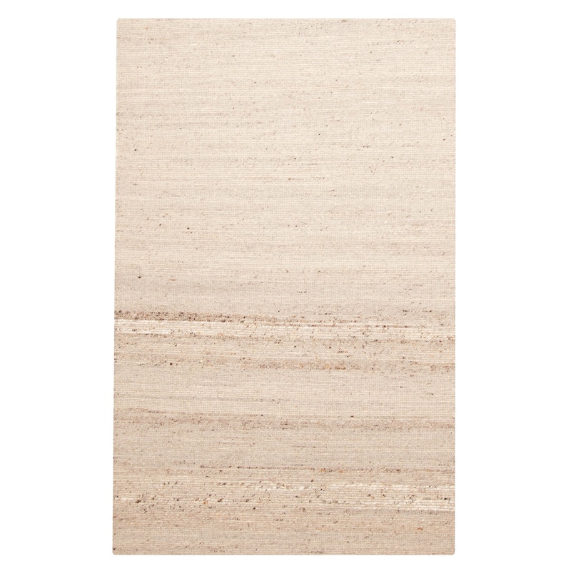 ECARPETGALLERY Braid weave Sienna Tan Wool Rug - 5'0 x 7'11