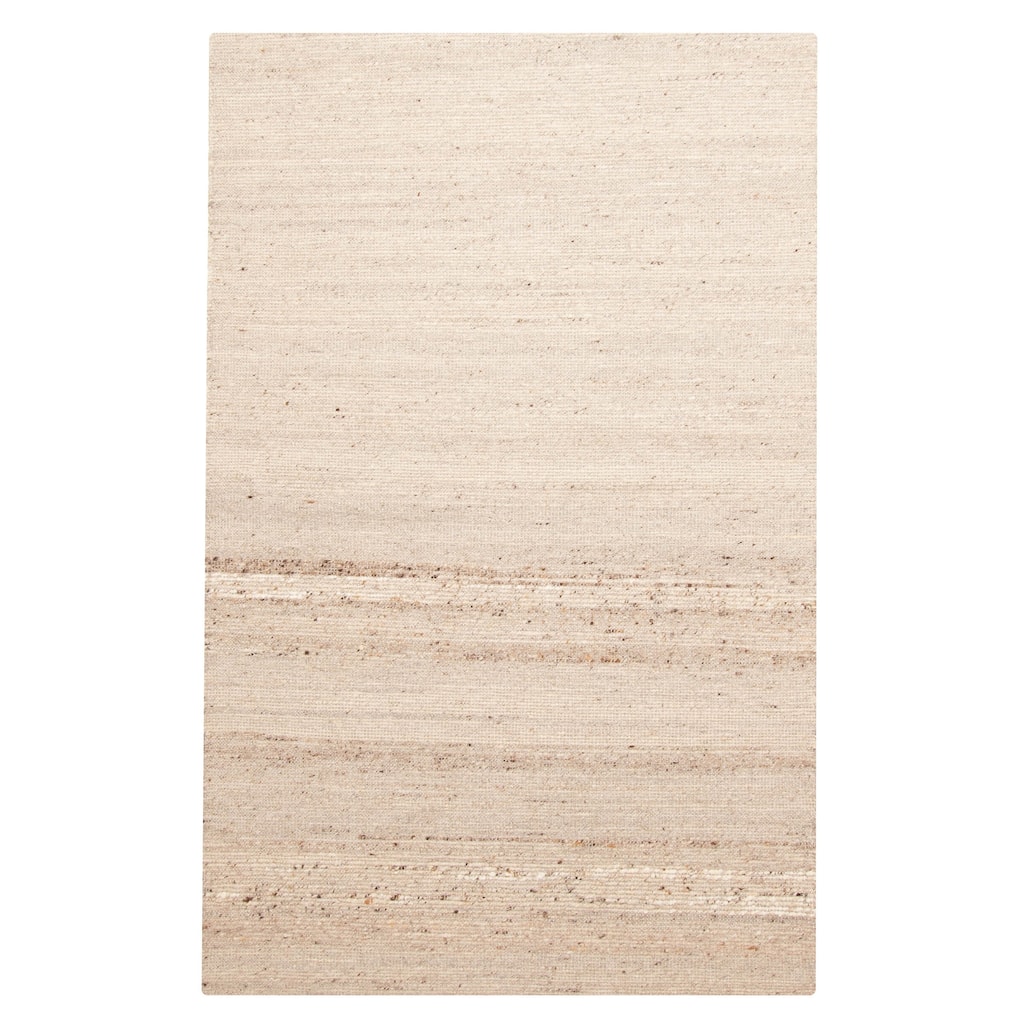 ECARPETGALLERY Braid weave Sienna Tan Wool Rug - 5'0 x 7'11