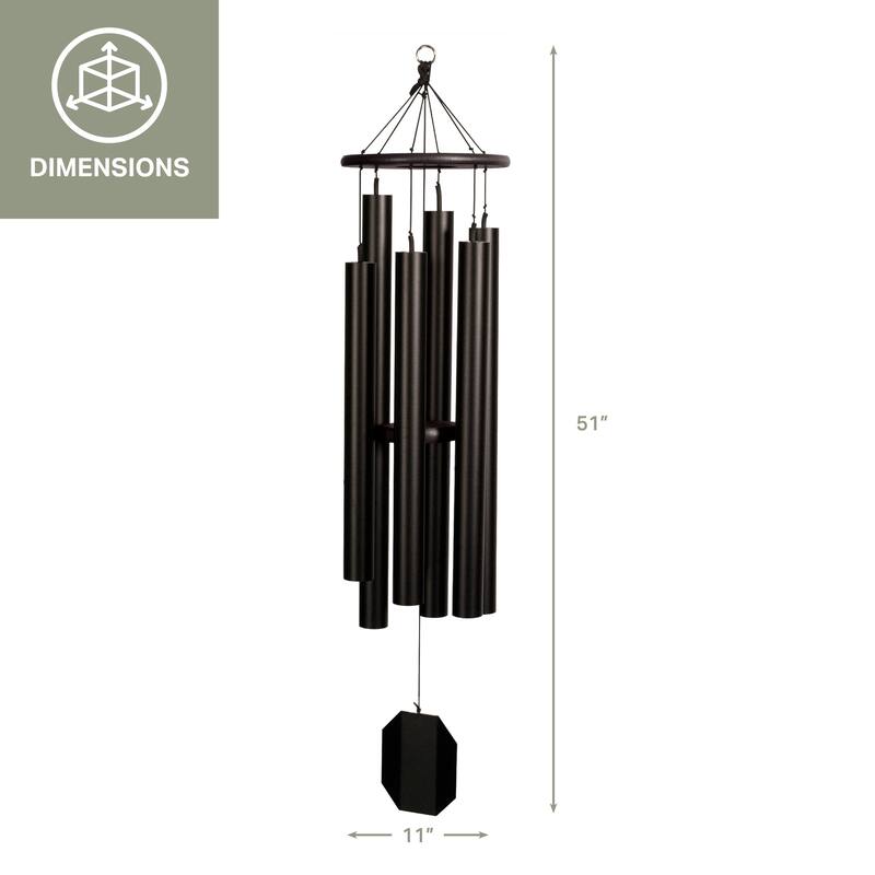 OUTDOOR LEISURE PRODUCTS Model 100TB Wind Chime made with powder coated Aluminum tubes