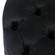 preview thumbnail 31 of 32, Adeco Round Velvet Storage Ottoman, Button Tufted Footrest Footstool