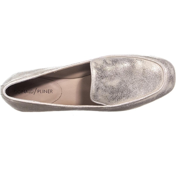 donald pliner honey loafers