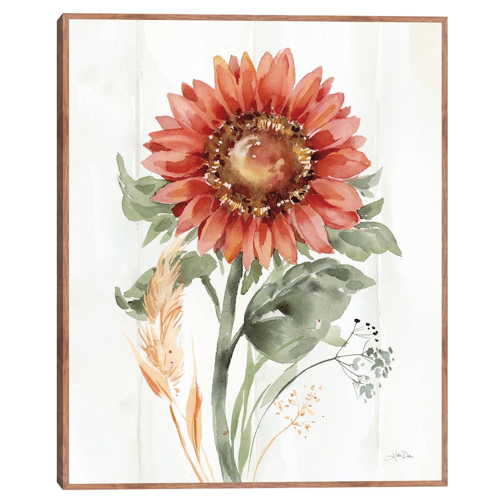 Autumn Ramble II by Katrina Pete Framed Canvas Art - 16x20
