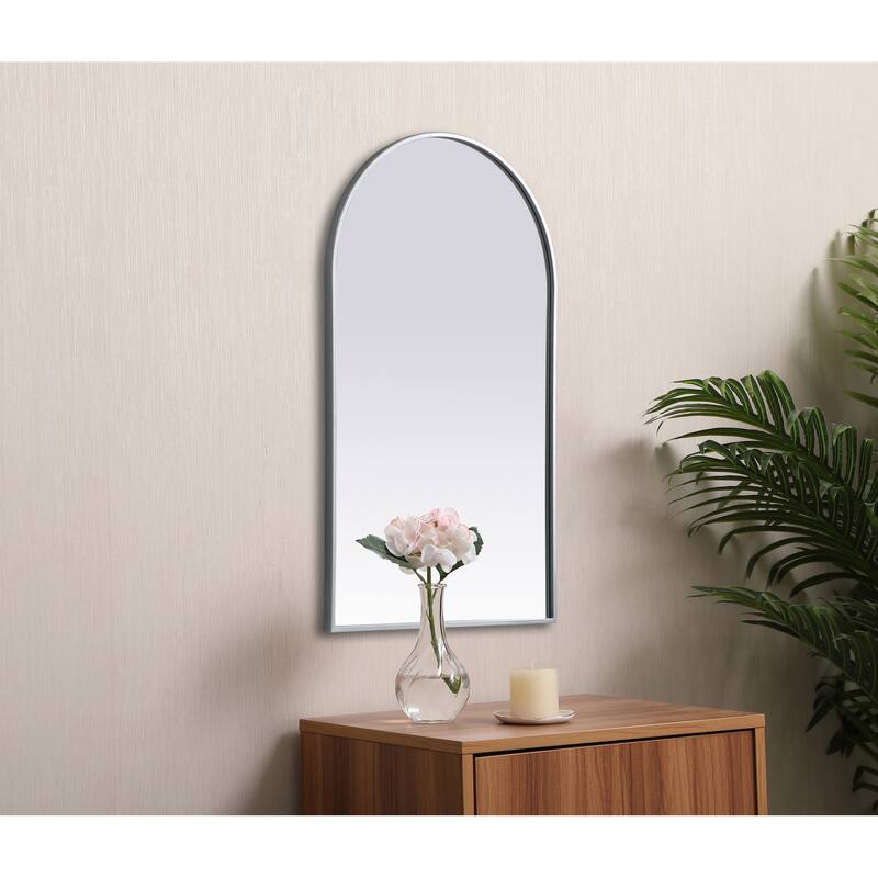 Elegant Lighting MR1A2440 Ayra 24" W x 40" H Modern Arched Bathroom