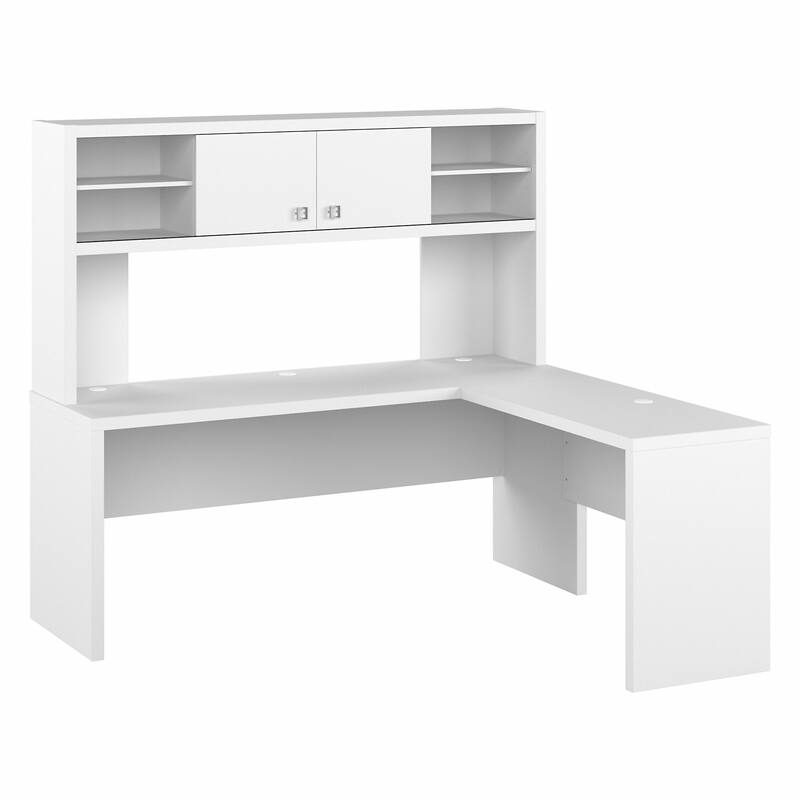 Echo 72W L Shaped Computer Desk with Hutch by Bush Business Furniture