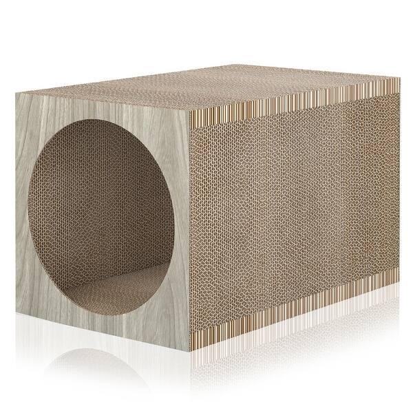 WAY BASICS Premium Tunnel Scratcher Tube Cat Scratching Post N/A Bed Bath & Beyond 39040854