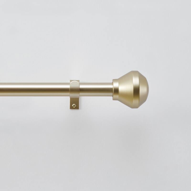 DKNY Conrad Curtain Rod and Finial Set